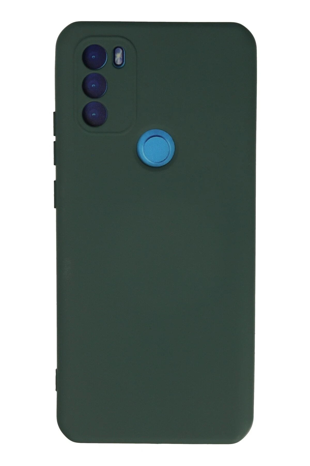 Mey İthalat® General Mobile GM 21 Plus Kılıf Nano içi Kadife Silikon - Koyu Yeşil