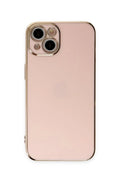 Mey İthalat® iPhone 15 Kılıf Volet Silikon - Pembe