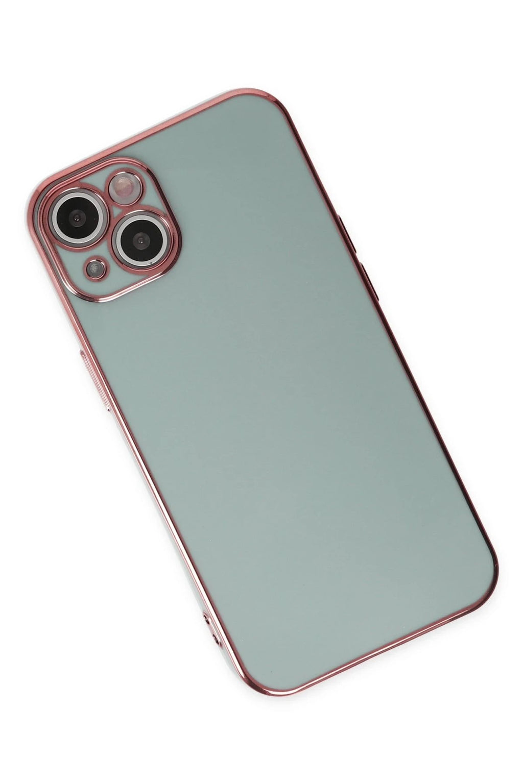 Mey İthalat® iPhone 13 Kılıf Volet Silikon - Açık Yeşil