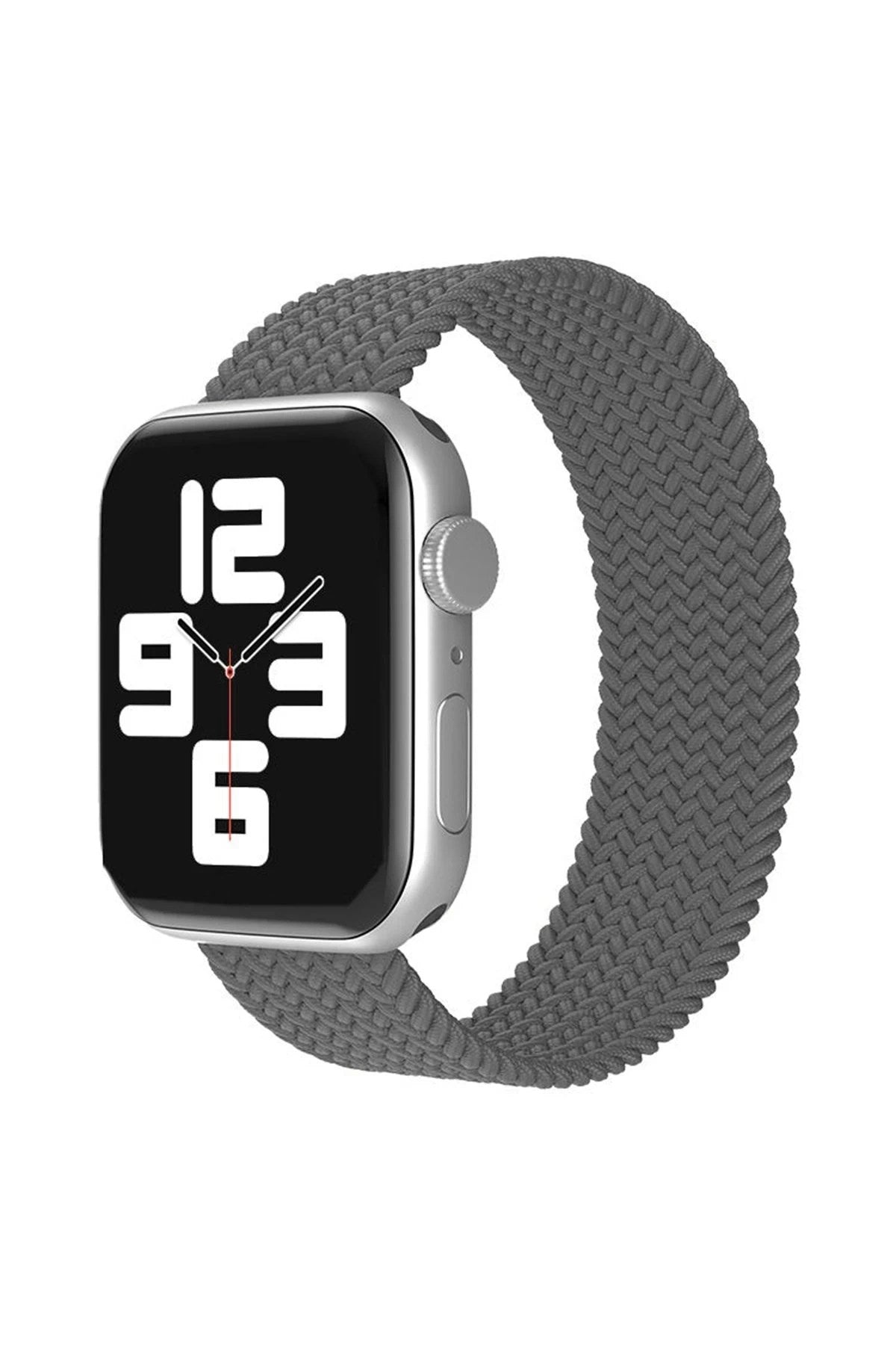 Mey İthalat® Watch 38mm Ayarlı Solo Silikon Kordon - Gri