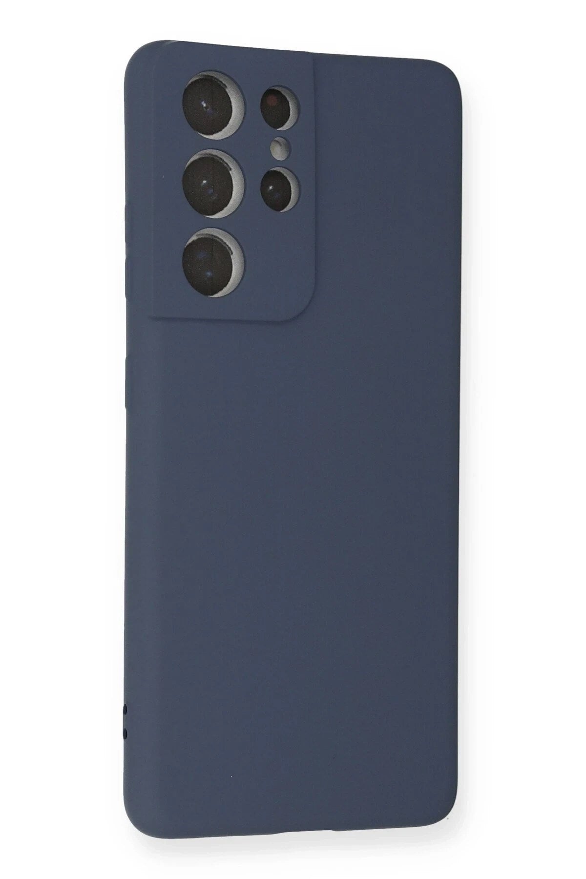 Mey İthalat® Samsung Galaxy S21 Ultra Kılıf Nano içi Kadife Silikon - Gri