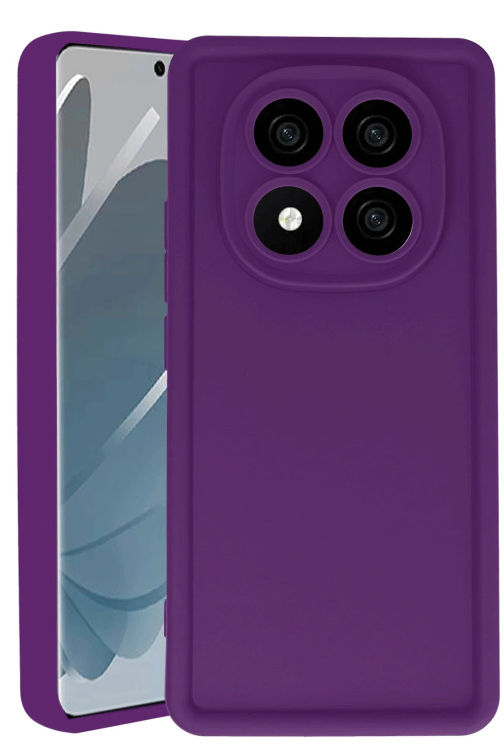Mey İthalat® Redmi Note 14 Pro 5G Kılıf Viera Silikon - Mürdüm