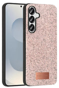 Mey İthalat® Samsung Galaxy S25 Plus Bright Simli Kapak - Pembe