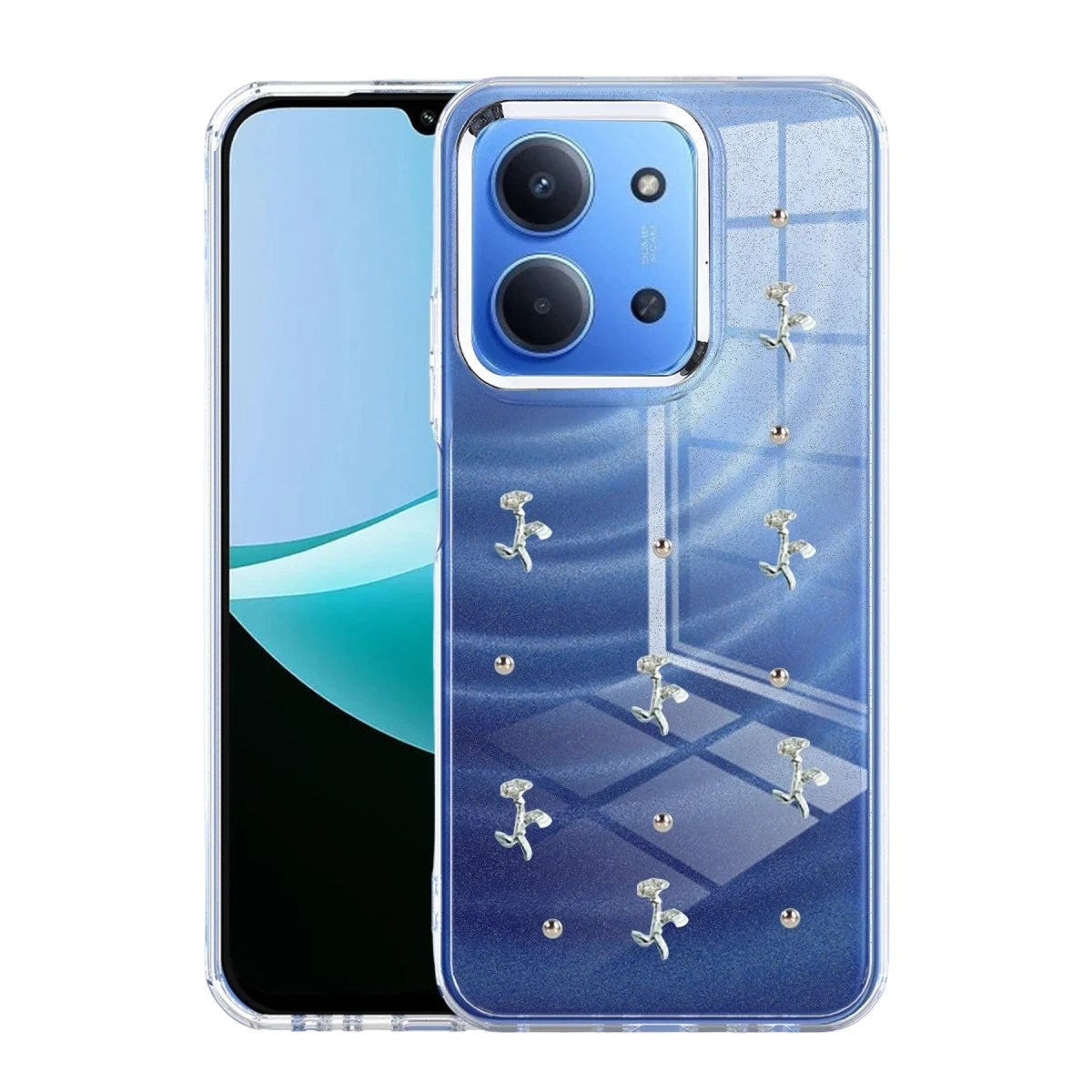 Mey İthalat® Redmi 15C 4G Fiyonk Desenli Kapak - Desen 4
