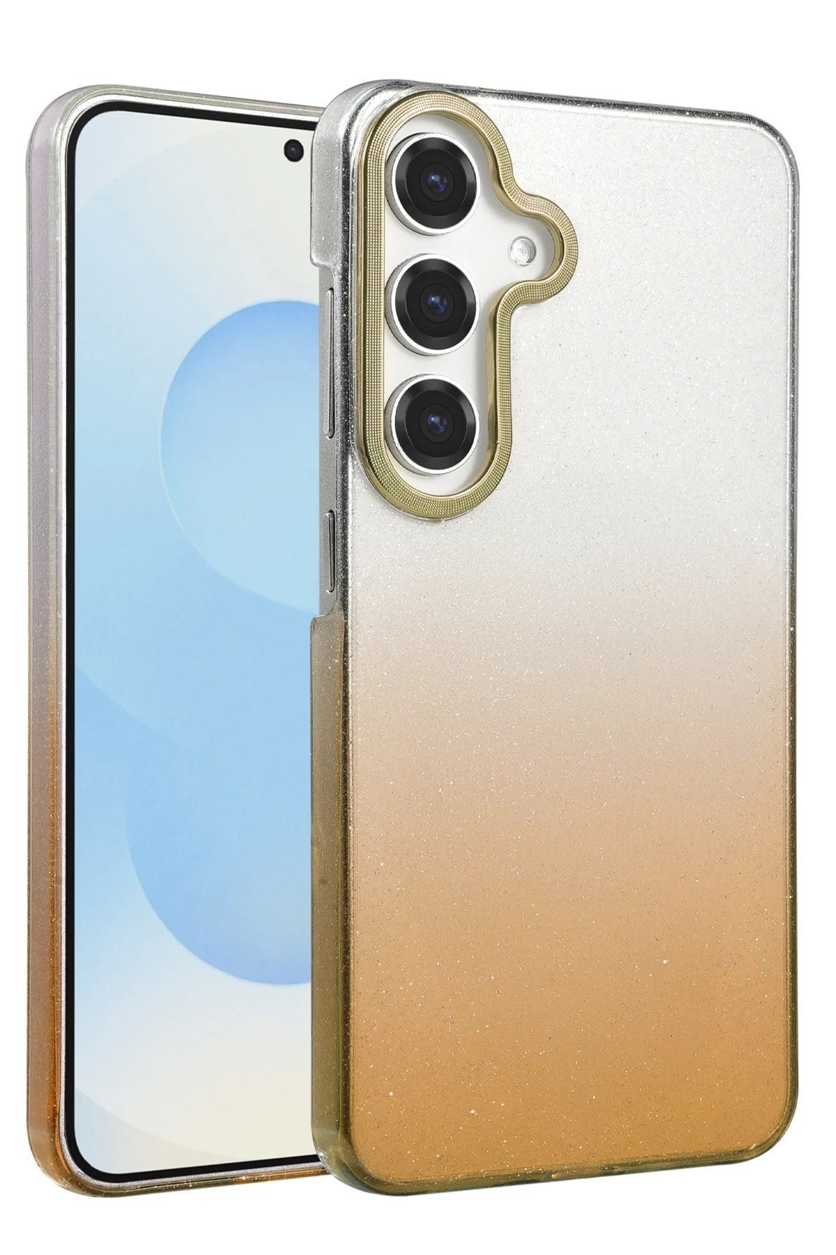 Mey İthalat® Samsung Galaxy A14 4G Glossy Kapak - Çöl Titanyum
