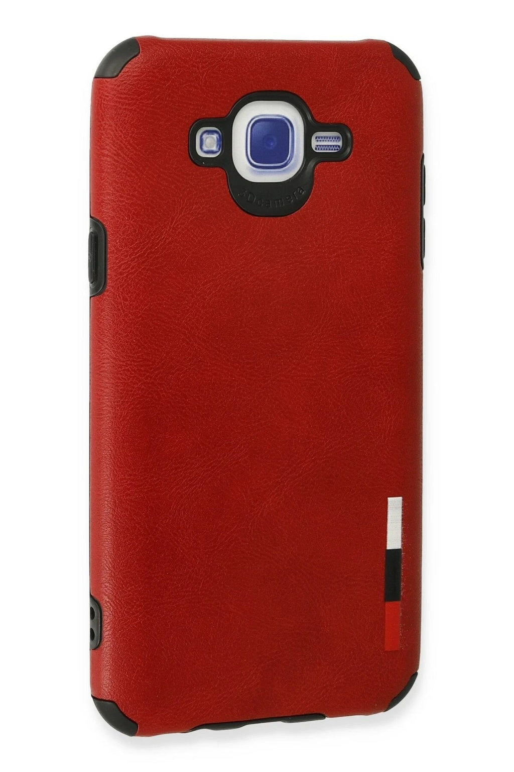 Mey İthalat® Samsung Galaxy J7 Kılıf Loop Deri Silikon - Kırmızı