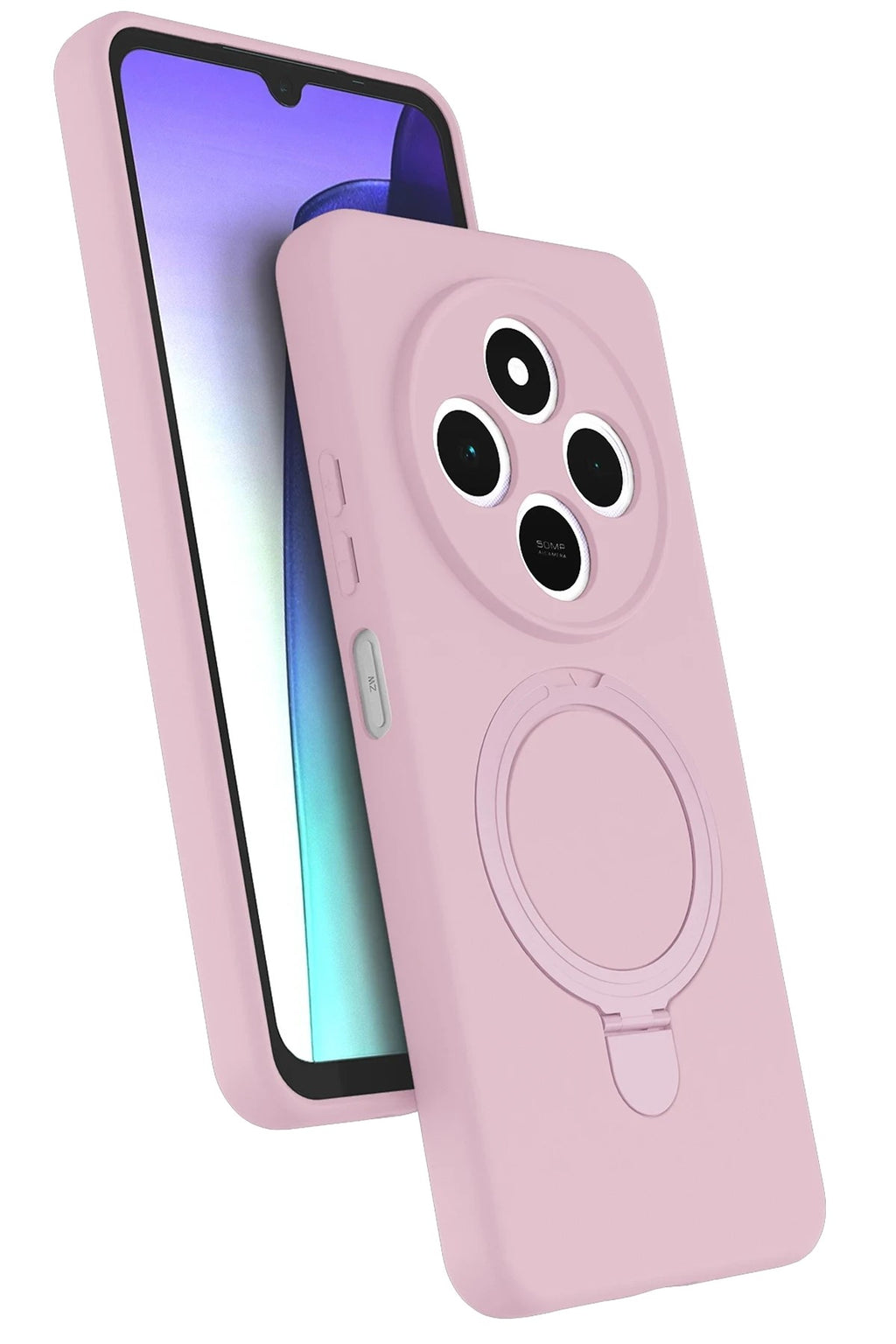 Mey İthalat® Redmi 14C Regal Magsafe Standlı Kapak - Açık Pembe