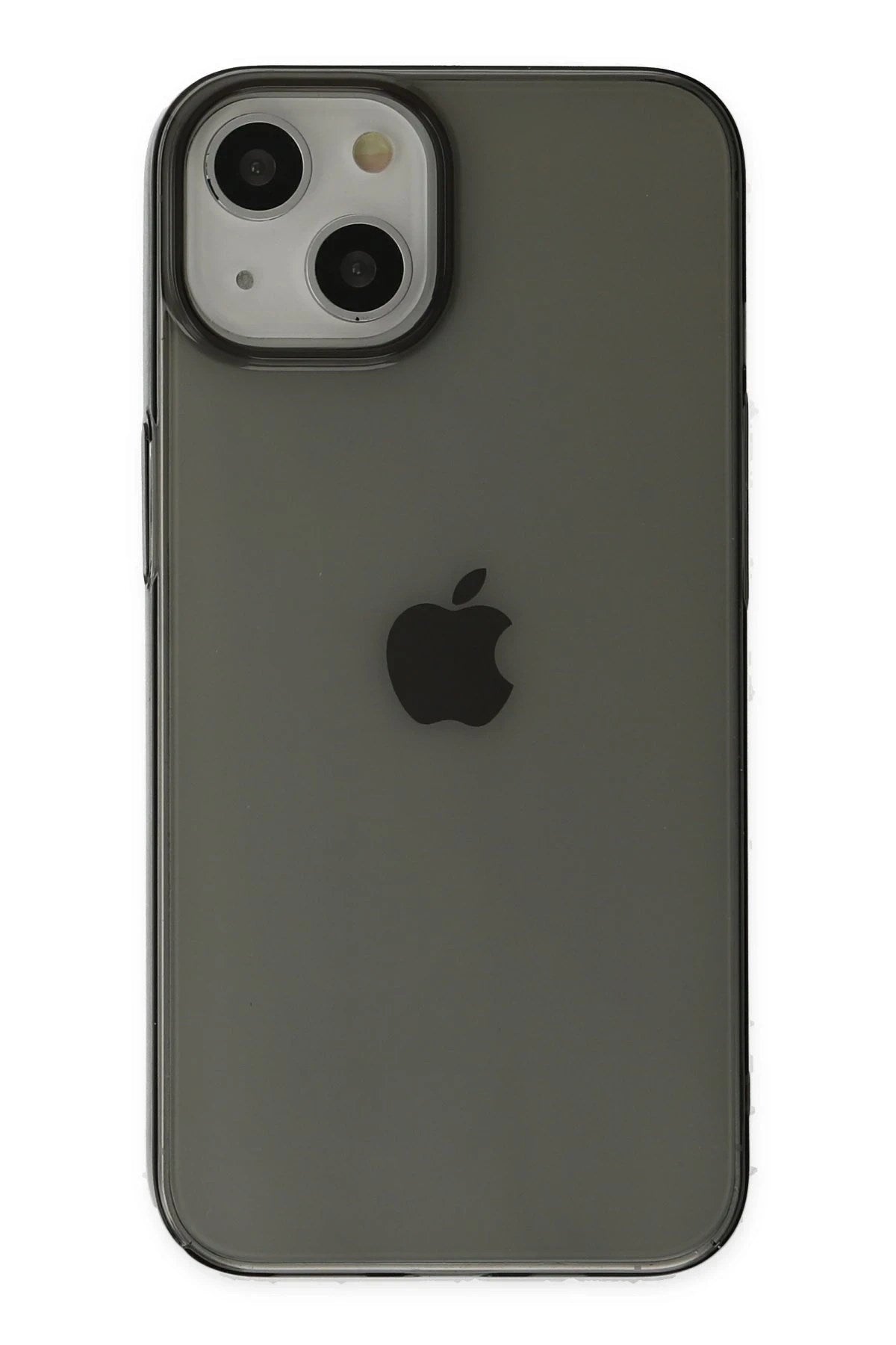 Mey İthalat® iPhone 14 Plus Kılıf Pc Sert Şeffaf Kapak - Siyah