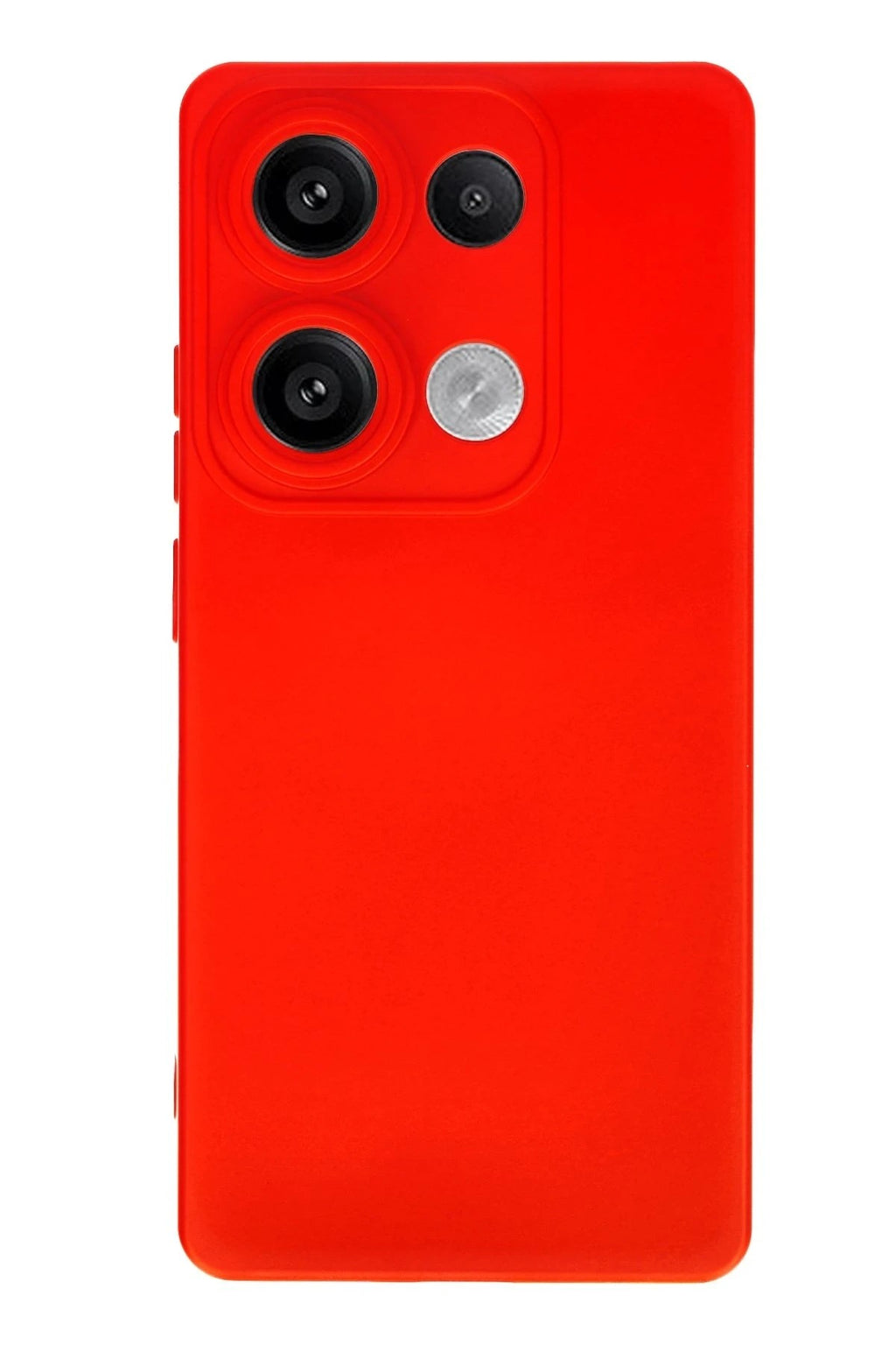 Mey İthalat® Redmi Note 13 Pro 4G Kılıf Nano içi Kadife Silikon - Kırmızı