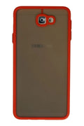 Mey İthalat® Samsung Galaxy J7 Prime Kılıf Montreal Silikon Kapak - Kırmızı