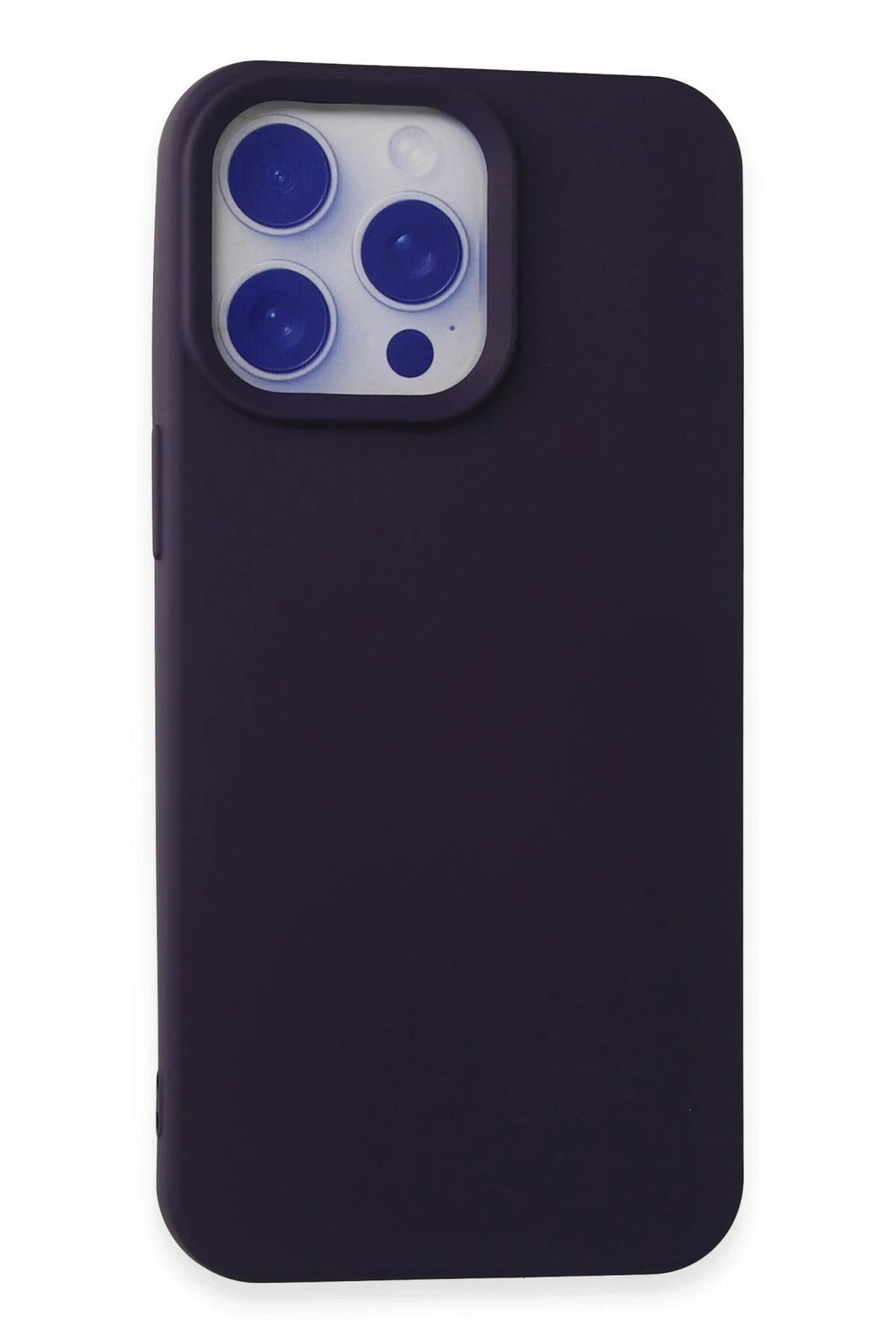 Mey İthalat® iPhone 15 Pro Max Kılıf Nano içi Kadife Silikon - Mor