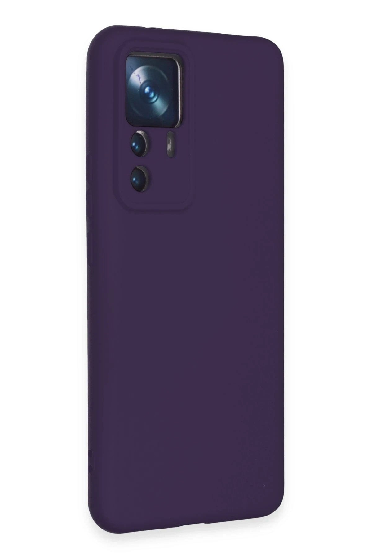 Mey İthalat® Mi 12T Pro Kılıf Nano içi Kadife Silikon - Mor