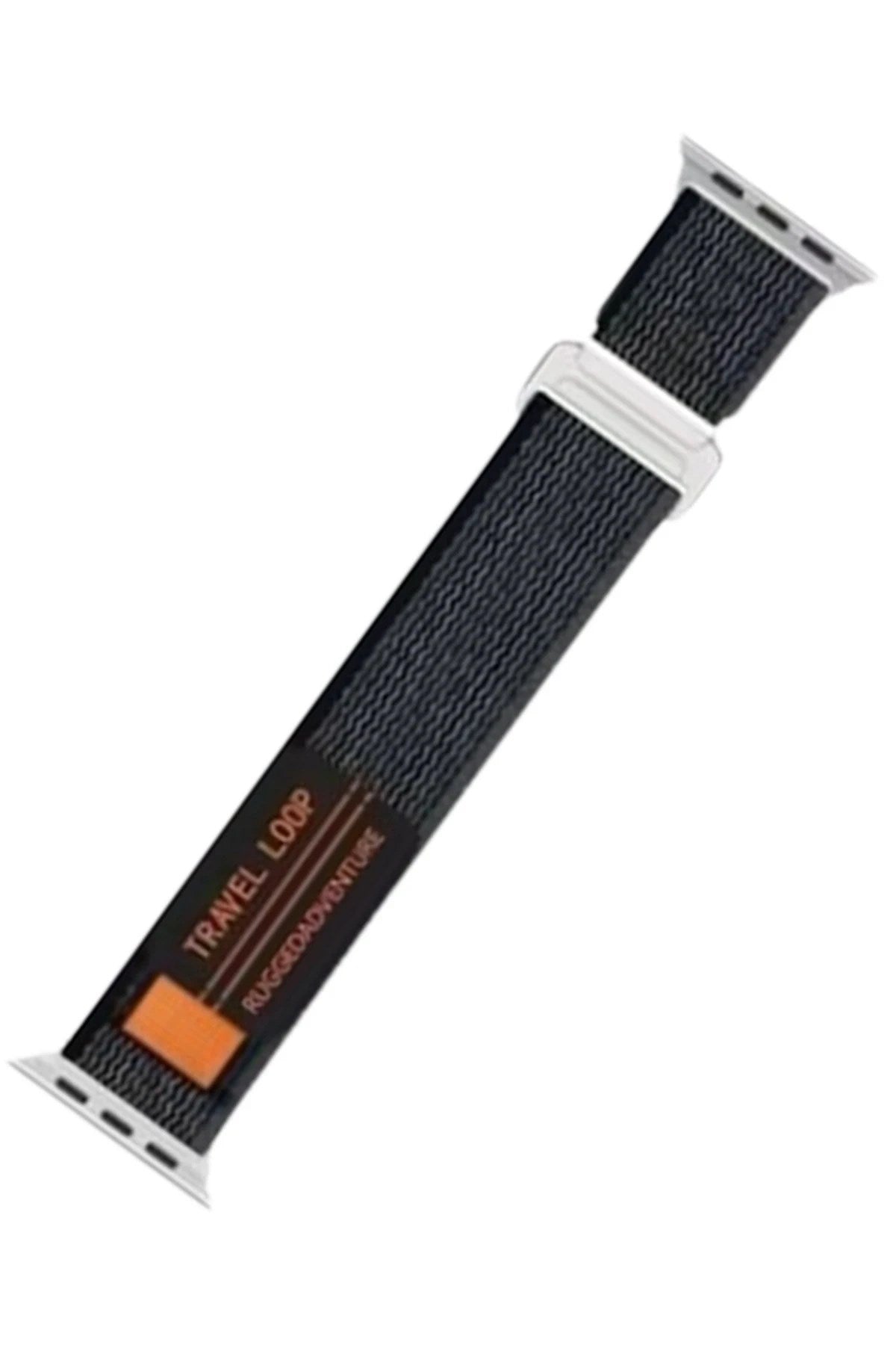 Mey İthalat® Watch 42mm Alice Kumaş Kordon - Siyah-Gri