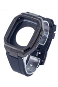 Mey İthalat® Watch 45mm KR402 Metal Kasa Silikon Kordon - Siyah
