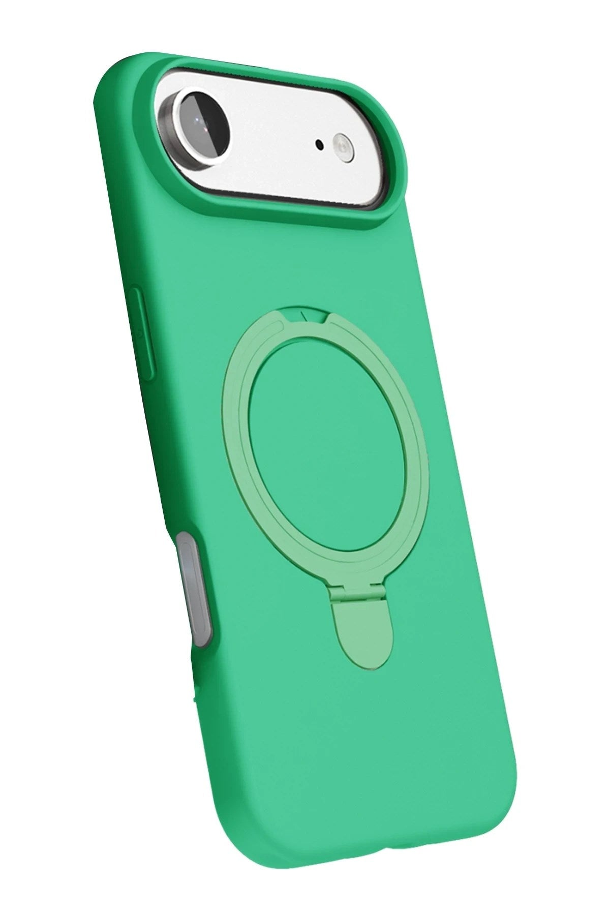 Mey İthalat® iPhone 17 Air Regal Magsafe Standlı Kapak - Yeşil
