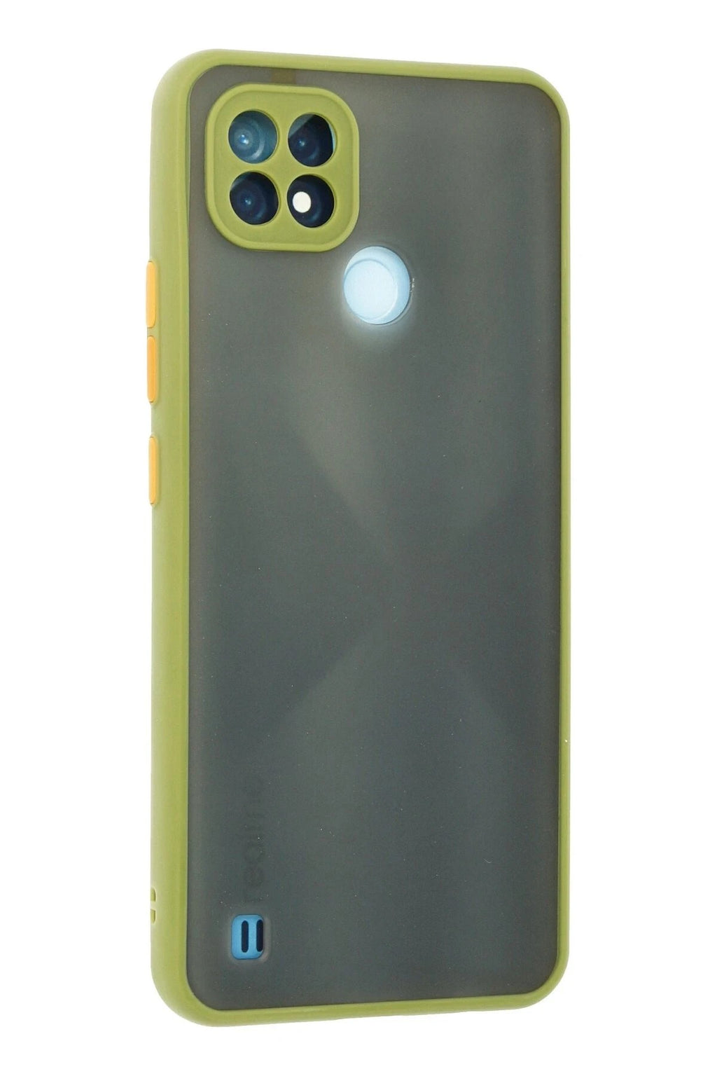 Mey İthalat® Realme C21 Kılıf Montreal Silikon Kapak - Açık Yeşil