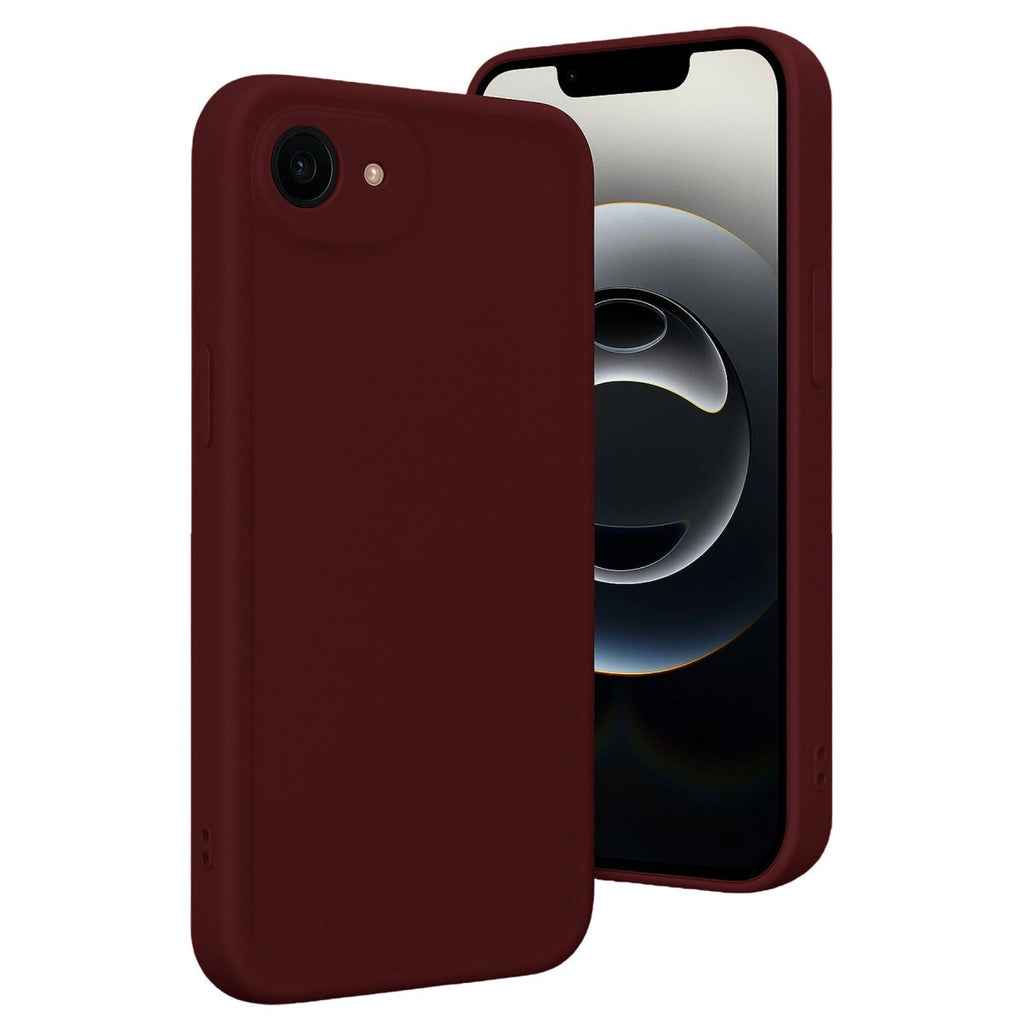 Mey İthalat® iPhone 16E Kılıf Viera Silikon - Bordo