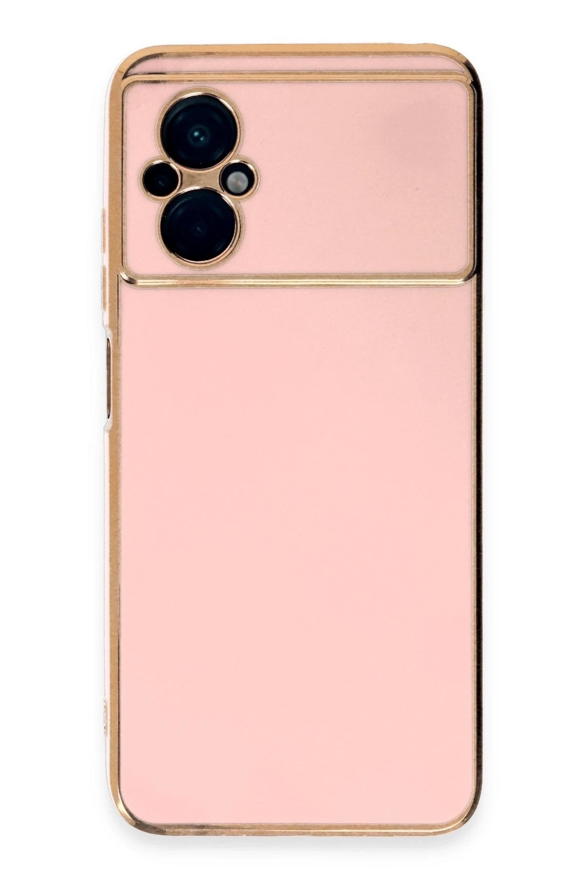 Mey İthalat® Poco M5 Kılıf Volet Silikon - Pembe