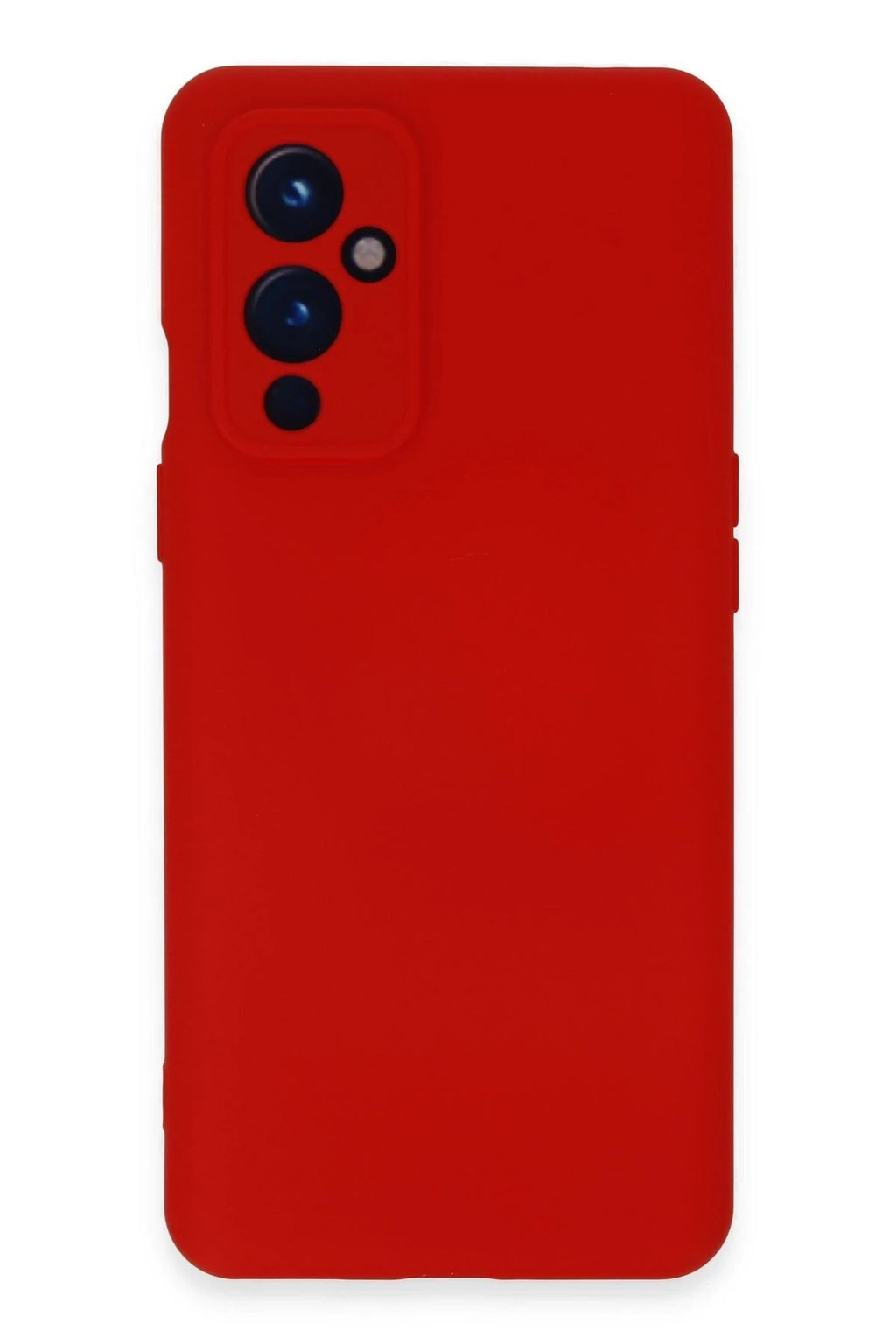 Mey İthalat® One Plus 9 Kılıf Nano içi Kadife Silikon - Kırmızı