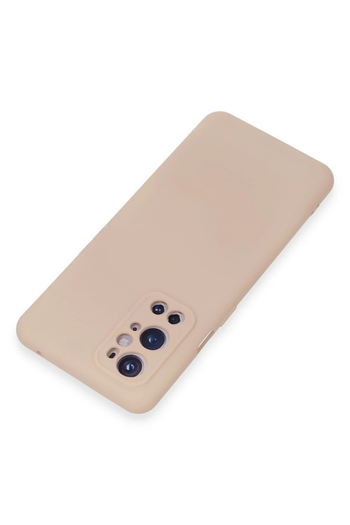 Mey İthalat® One Plus 9 Pro Kılıf Nano içi Kadife Silikon - Pudra