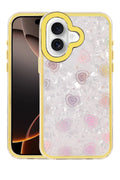 Mey İthalat® iPhone 16 Lumi Desenli Kapak - Sarı