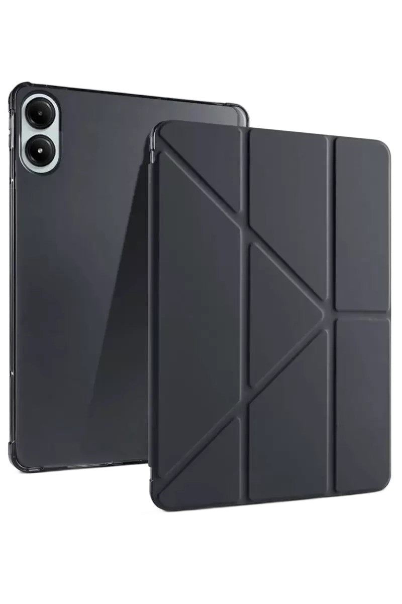 Mey İthalat® Redmi Pad Pro 12.1 Kılıf Kalemlikli Mars Tablet Kılıfı - Siyah
