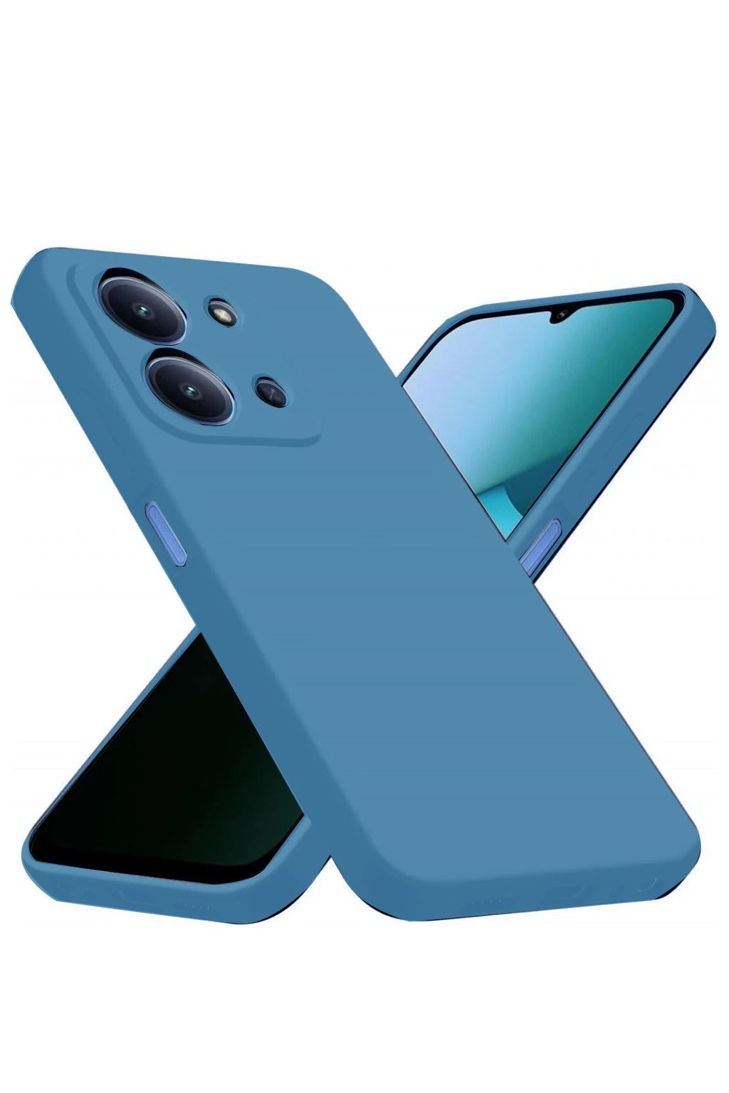 Mey İthalat® Redmi 15C 4G Nano içi Kadife Silikon - Mavi