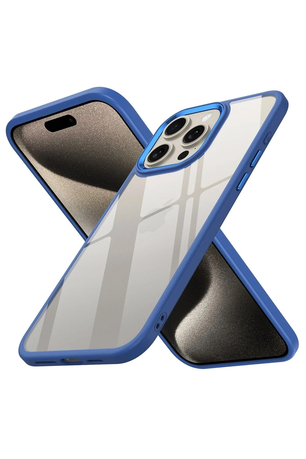 Mey İthalat® iPhone 15 Pro Kılıf Power Silikon - Mavi