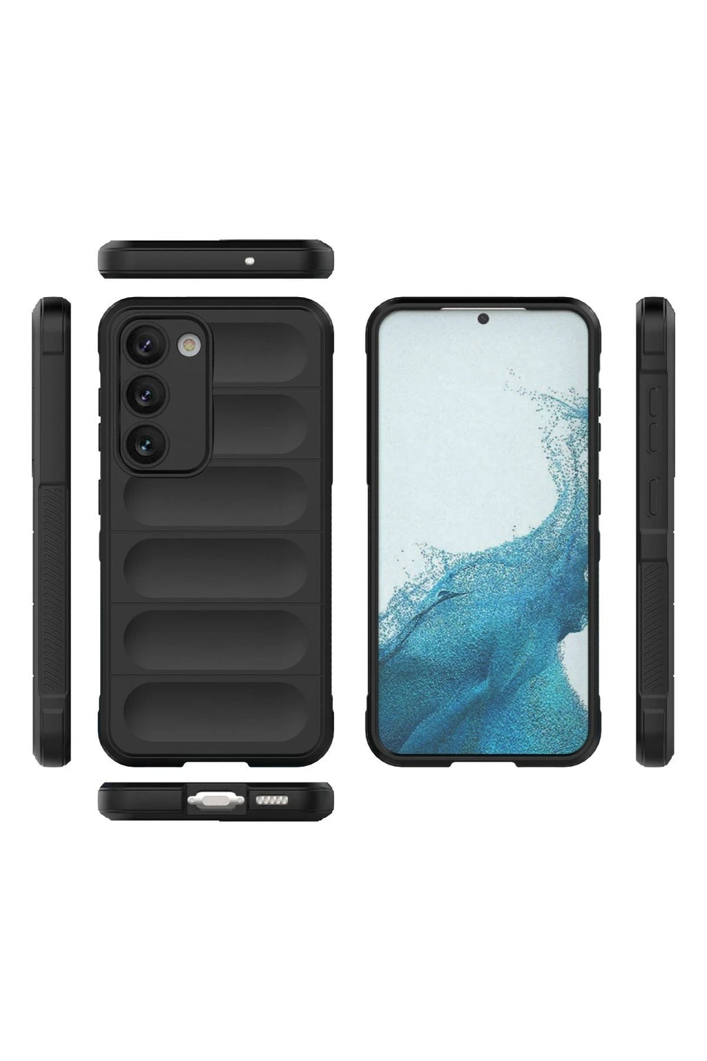 Mey İthalat® Samsung Galaxy S23 Plus Kılıf Optimum Silikon - Siyah