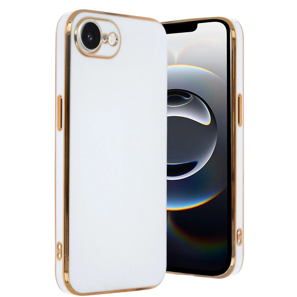 Mey İthalat® iPhone 16E Kılıf Volet Silikon - Beyaz