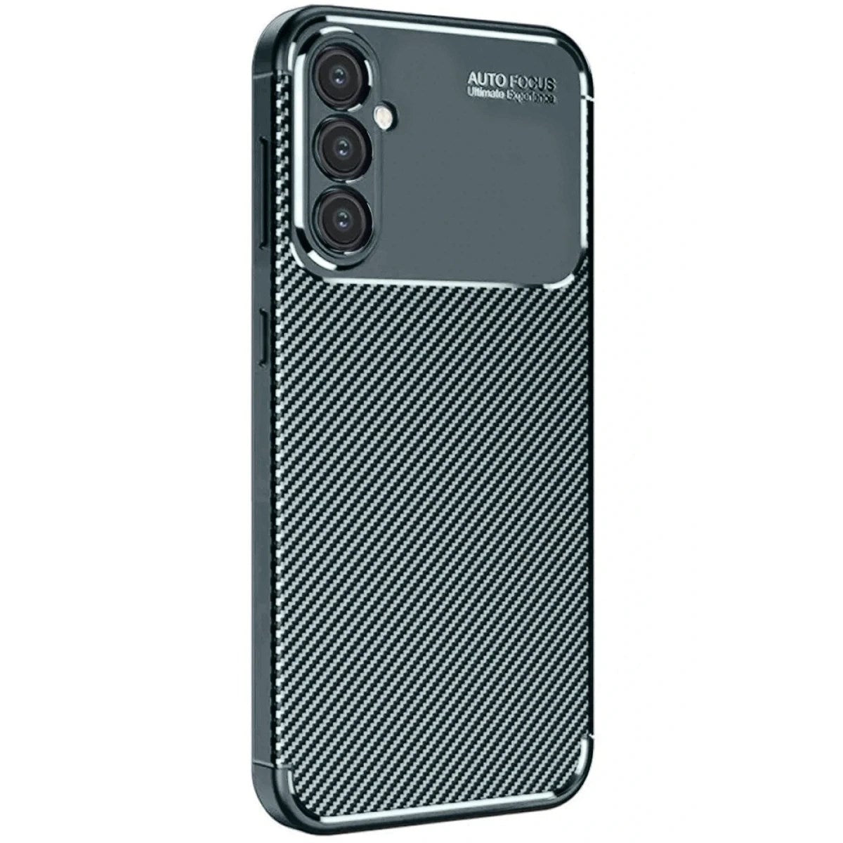 Mey İthalat® Samsung Galaxy A16 5G Kılıf Auto Focus Karbon Kapak - Koyu Yeşil