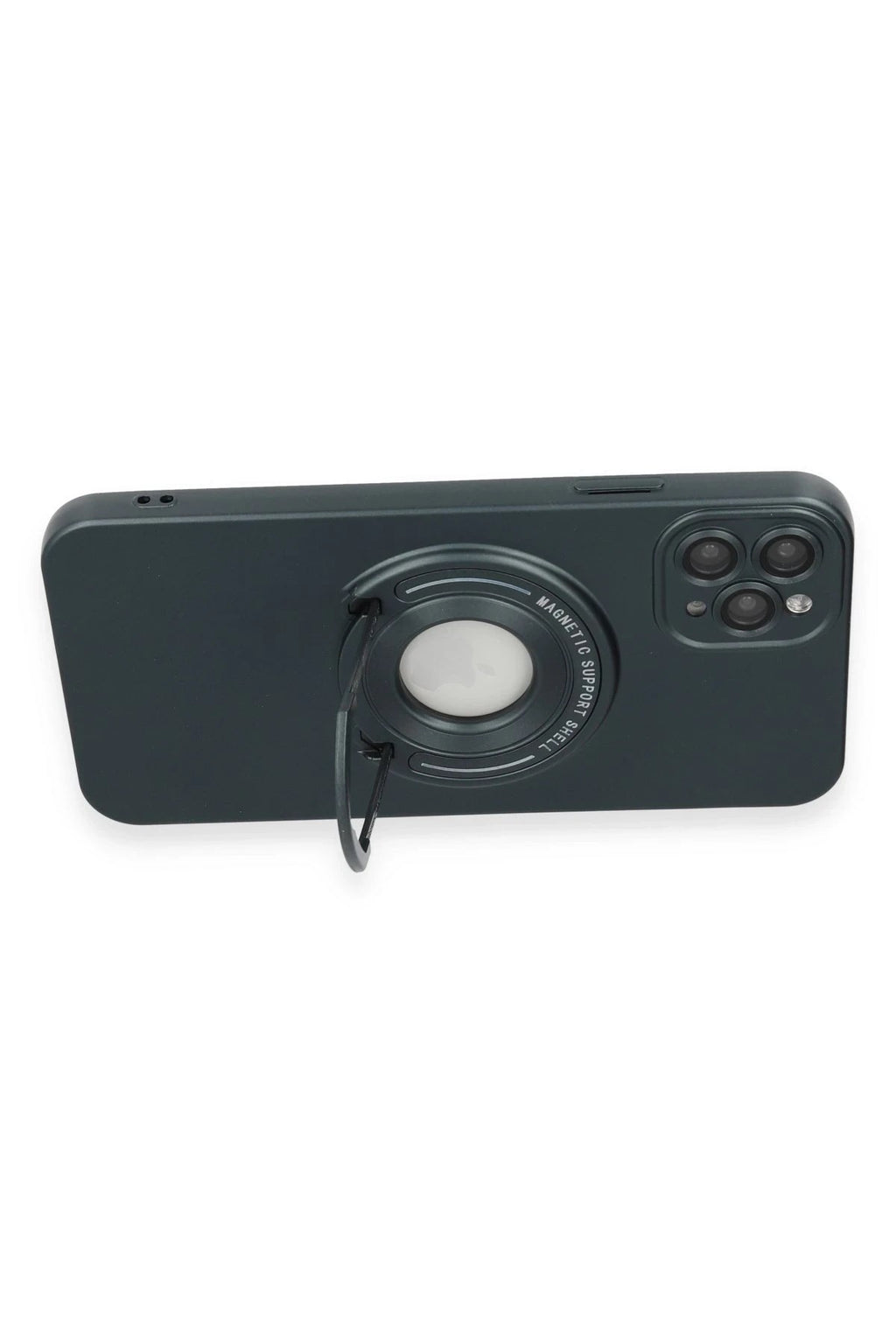 Mey İthalat® iPhone 12 Pro Kılıf Lukka Magneticsafe Kapak - Koyu Yeşil