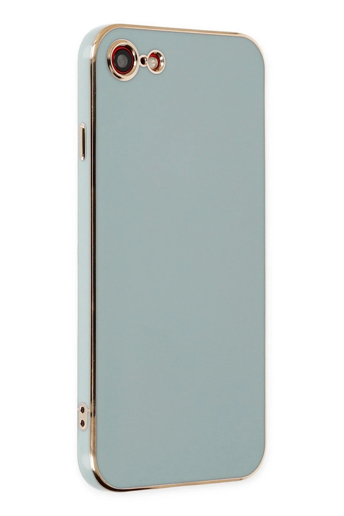 Mey İthalat® iPhone 7 Kılıf Volet Silikon - Açık Yeşil