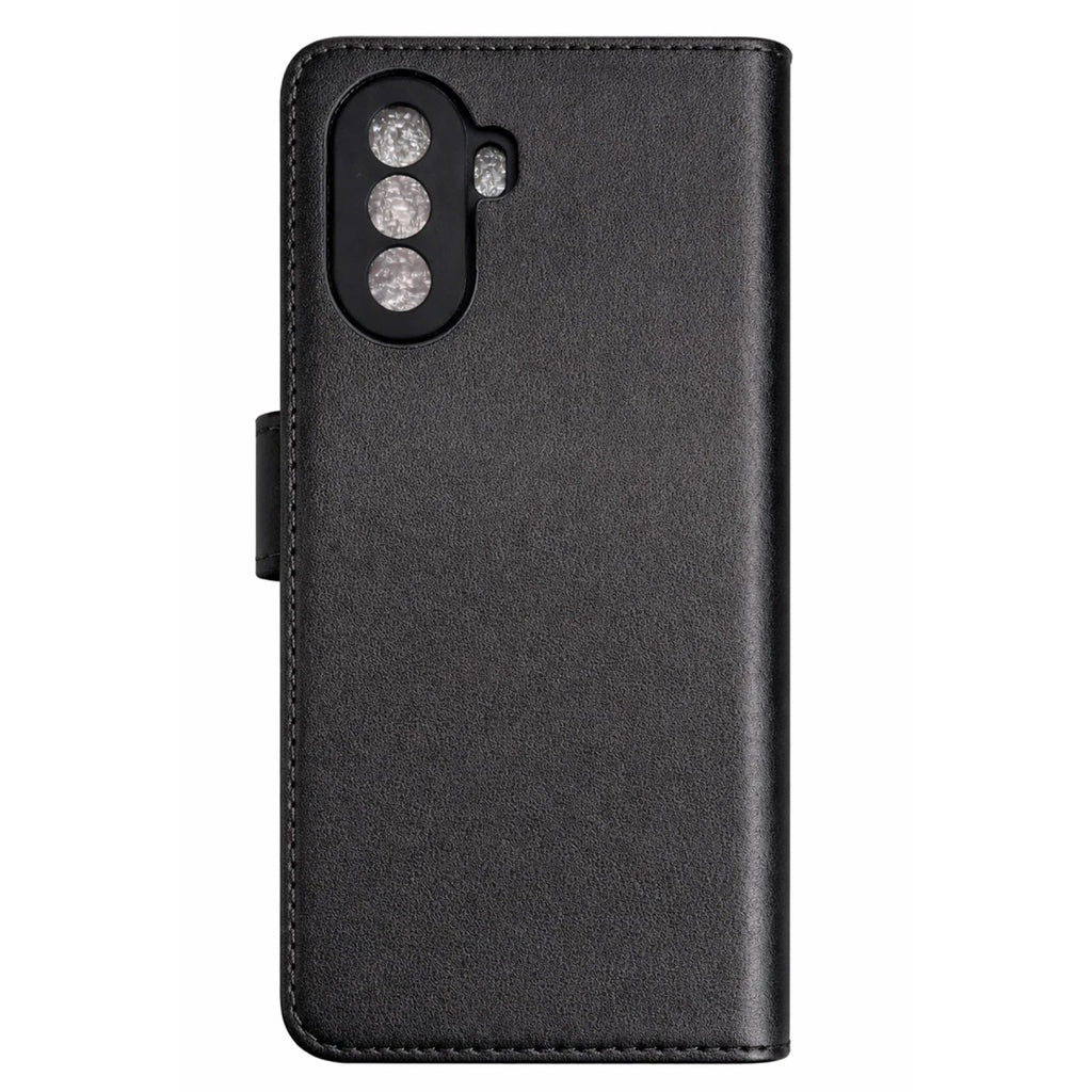 Mey İthalat® Huawei Nova Y70 Trend S Plus Kapaklı Kılıf - Siyah