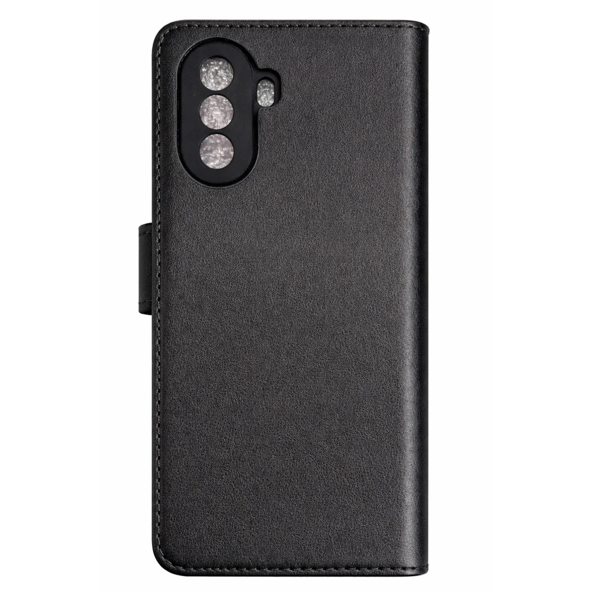 Mey İthalat® Huawei Nova Y70 Trend S Plus Kapaklı Kılıf - Siyah
