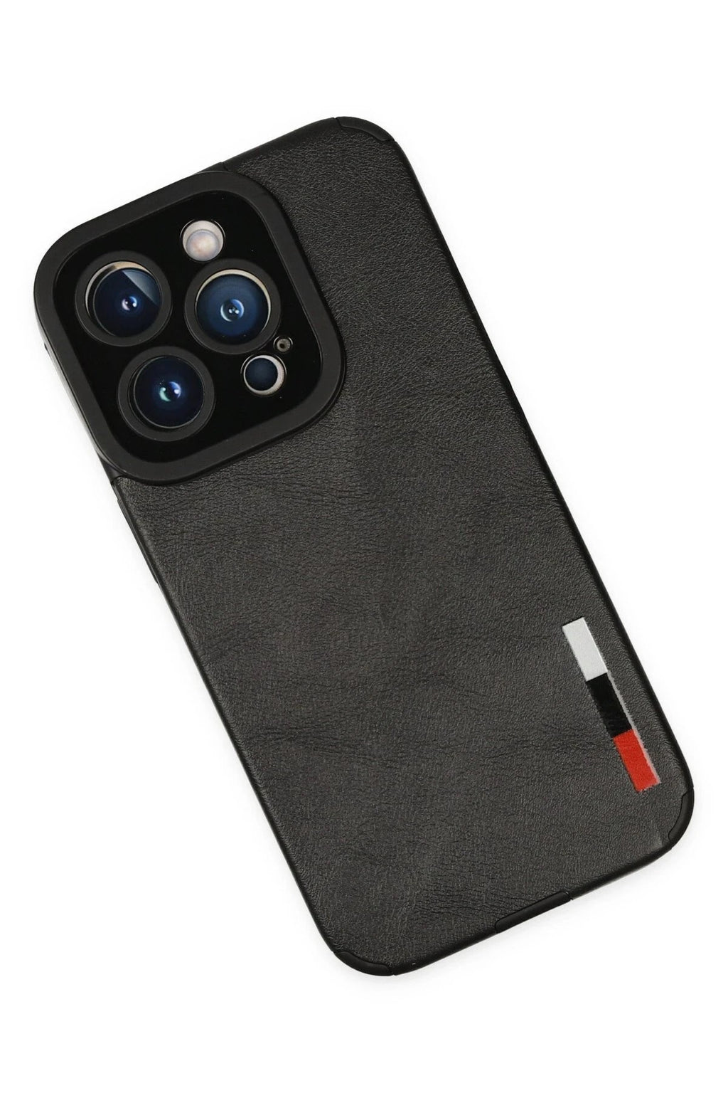 Mey İthalat® iPhone 14 Pro Kılıf Loop Deri Silikon - Siyah