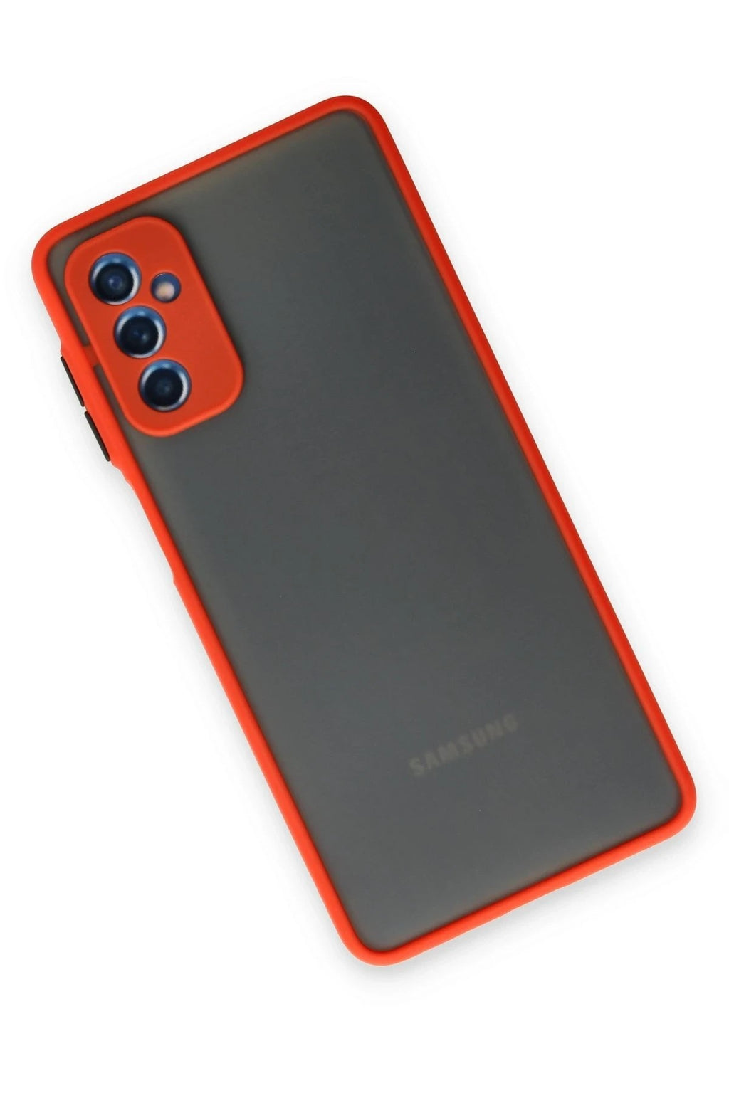 Mey İthalat® Samsung Galaxy M52 5G Kılıf Montreal Silikon Kapak - Kırmızı
