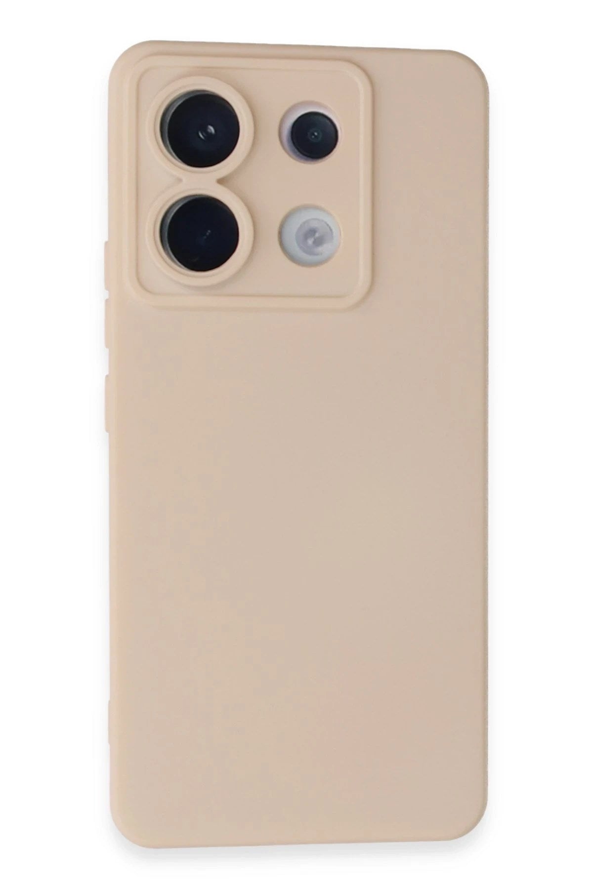 Mey İthalat® Redmi Note 13 Pro 5G Kılıf Nano içi Kadife Silikon - Pudra