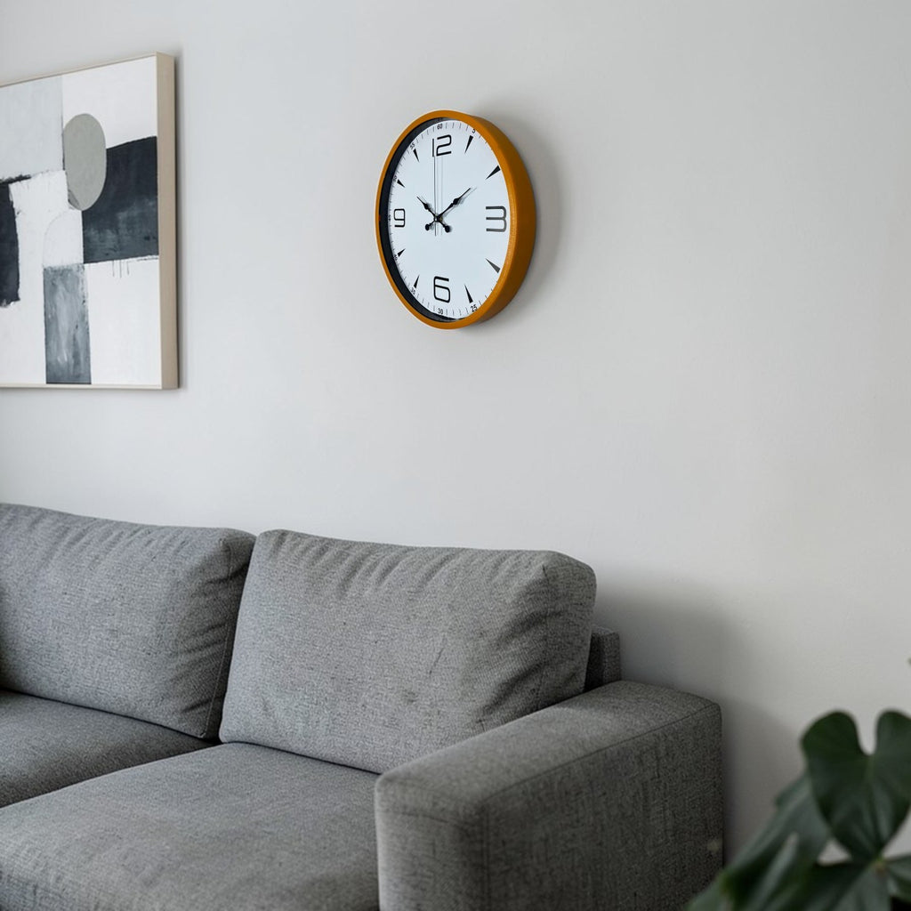 Energy Turuncu 36 Cm Duvar Saati