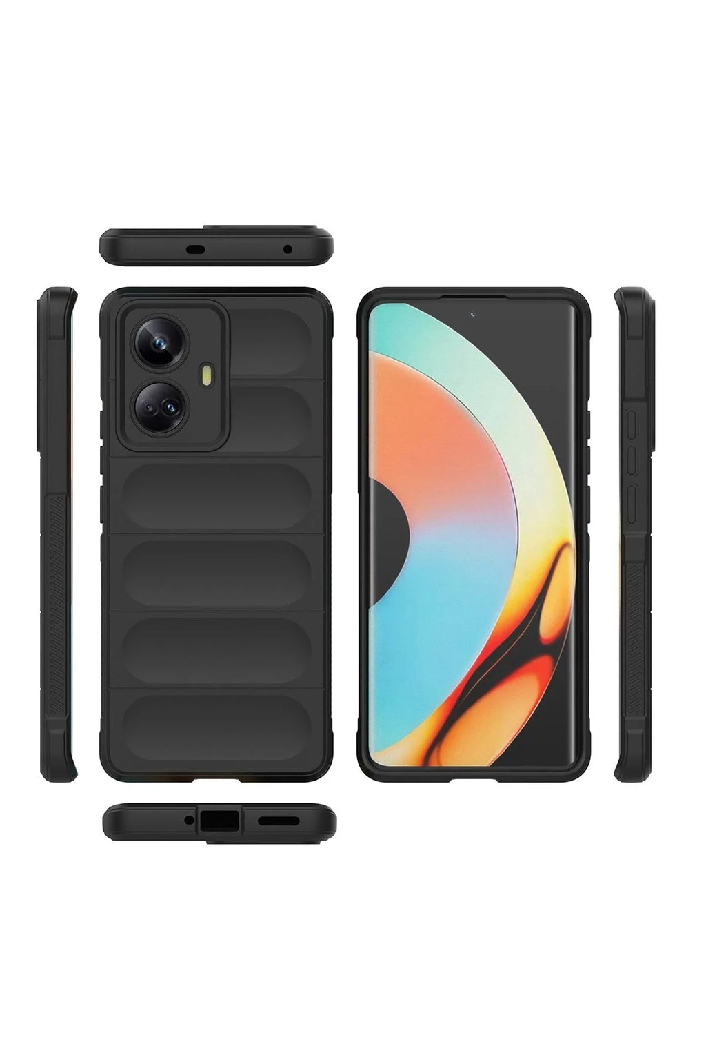 Mey İthalat® Realme 10 Pro 5G Kılıf Optimum Silikon - Bordo