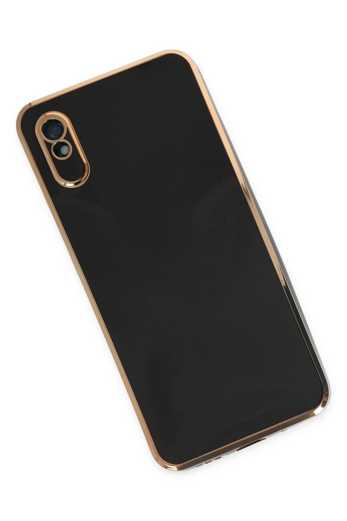 Mey İthalat® Redmi 9A Kılıf Volet Silikon - Siyah