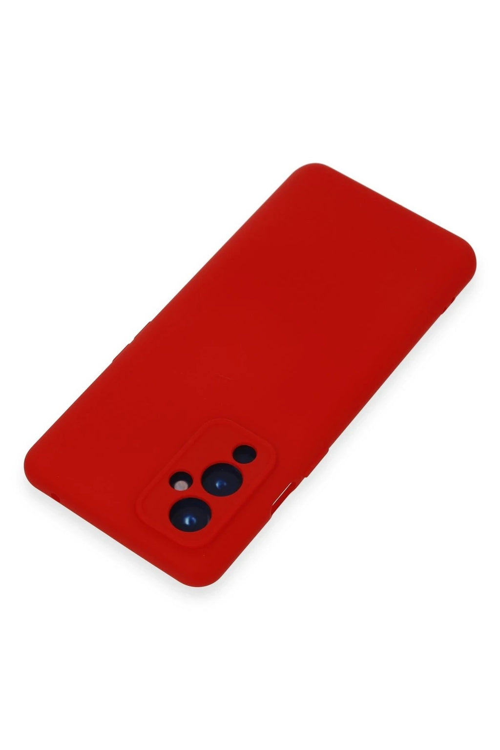 Mey İthalat® One Plus 9 Kılıf Nano içi Kadife Silikon - Kırmızı
