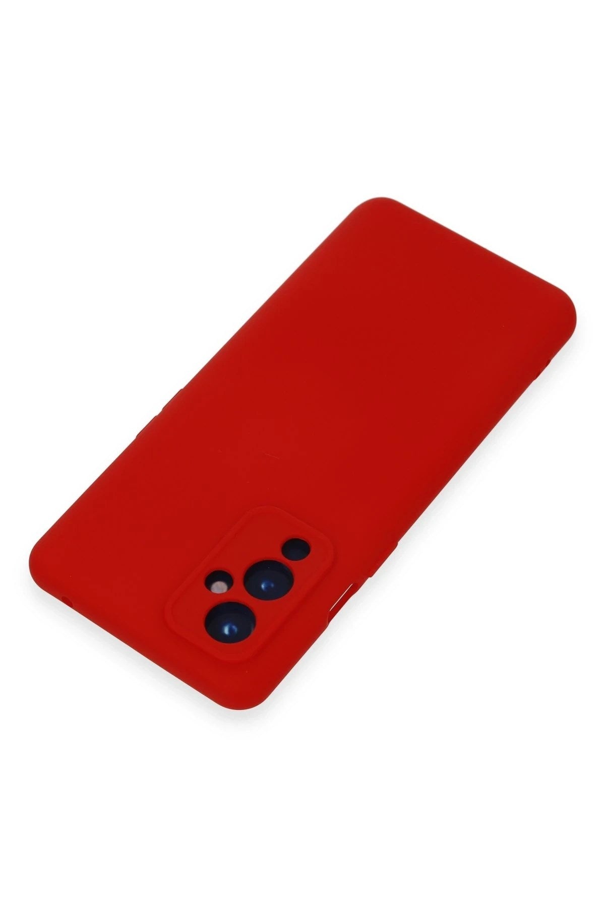 Mey İthalat® One Plus 9 Kılıf Nano içi Kadife Silikon - Kırmızı