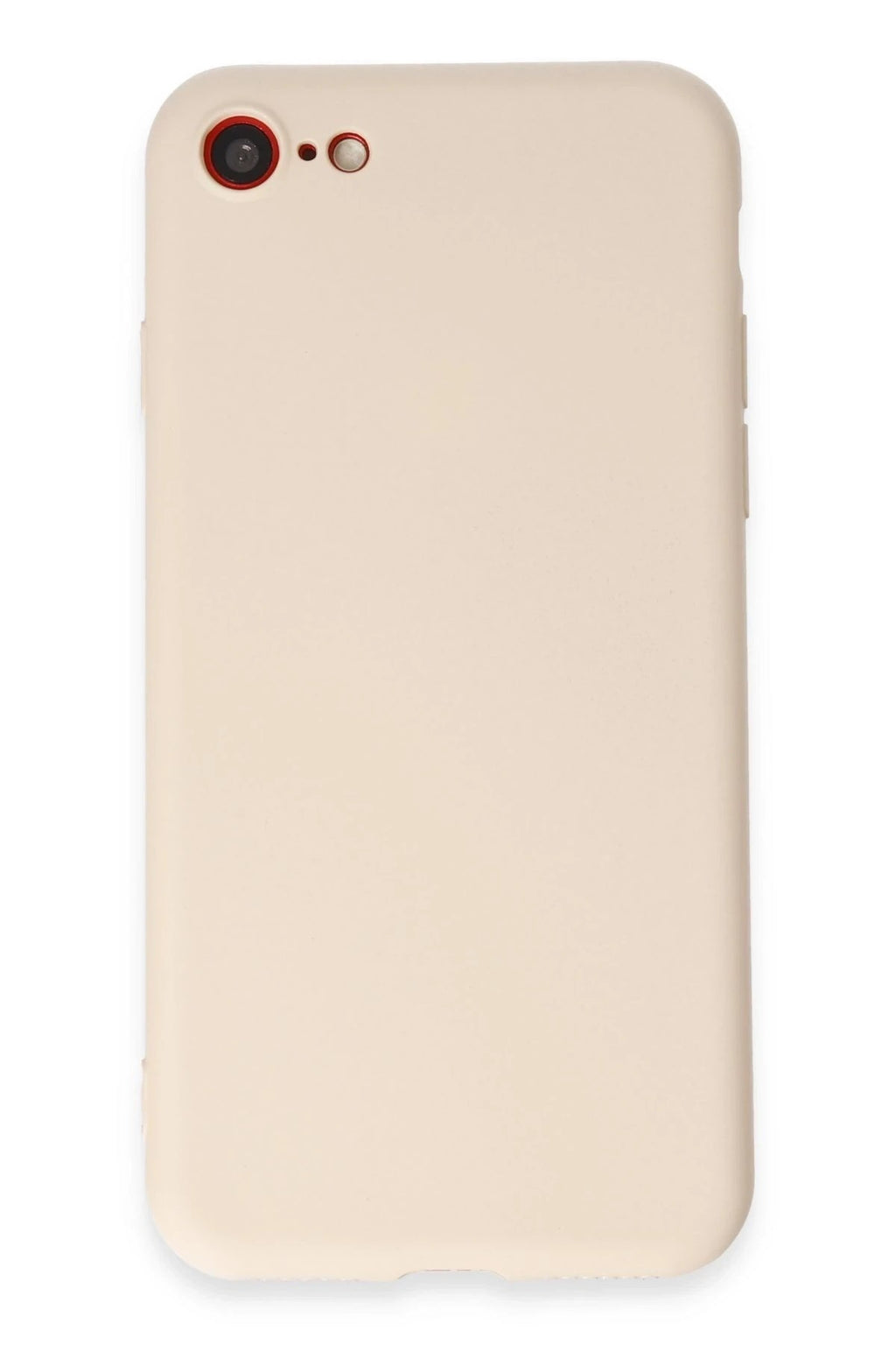 Mey İthalat® iPhone 7 Kılıf First Silikon - Krem