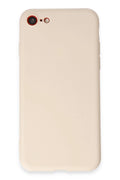 Mey İthalat® iPhone 7 Kılıf First Silikon - Krem