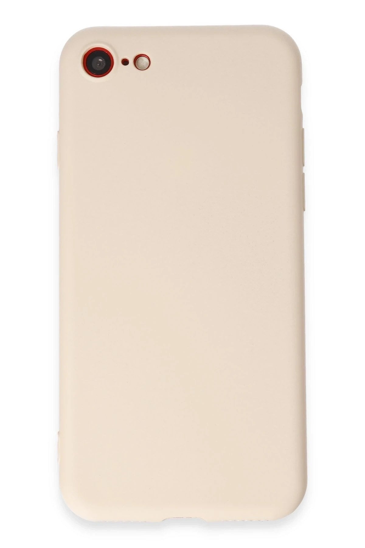 Mey İthalat® iPhone 7 Kılıf First Silikon - Krem