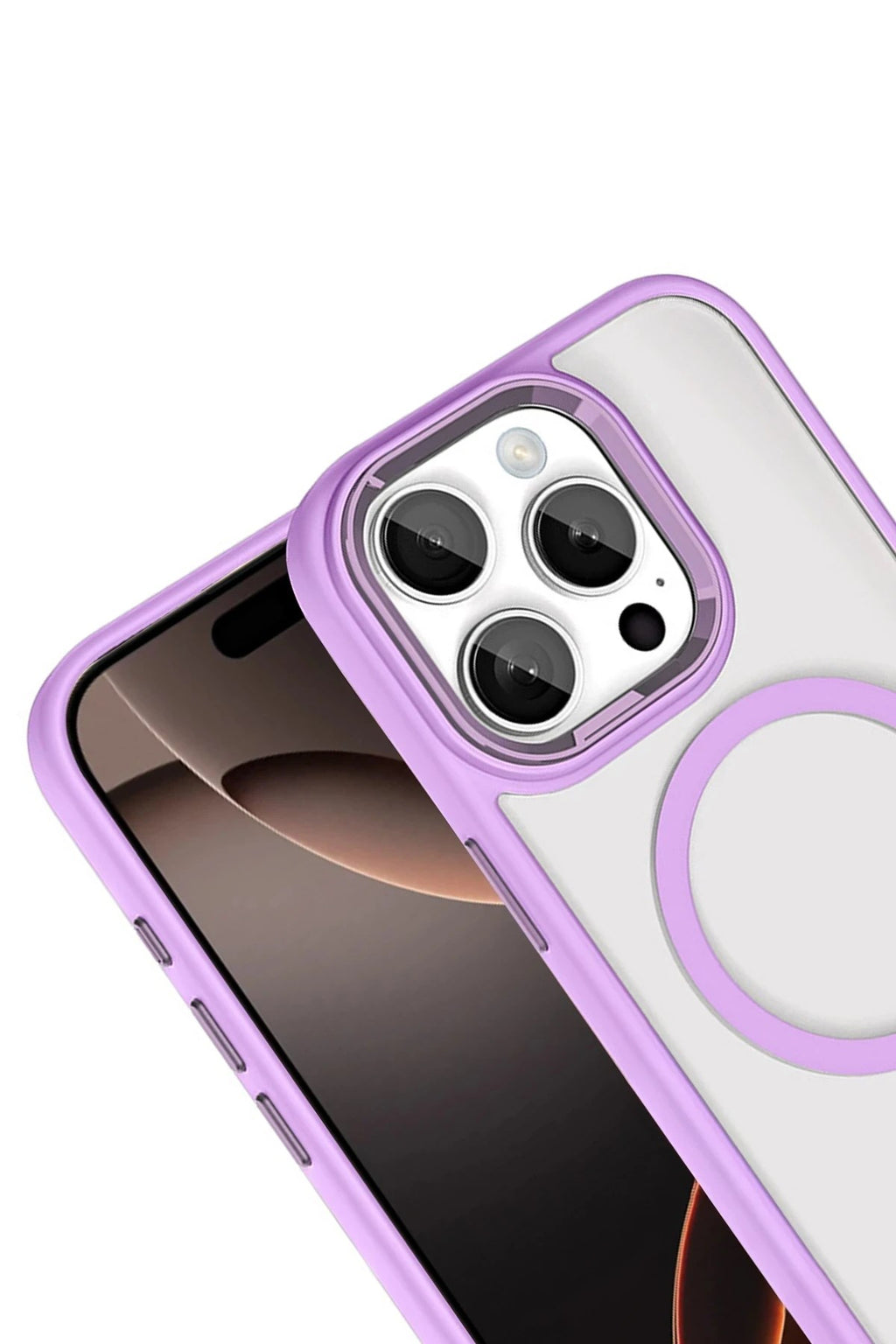 Mey İthalat® iPhone 15 Pro Max Terea Magsafe Kapak - Lila