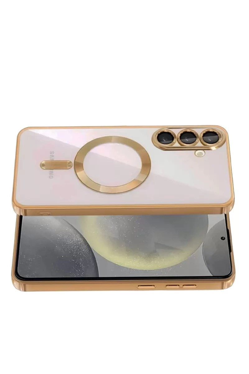 Mey İthalat® Samsung Galaxy A57 5G Kross Magneticsafe Kapak - Çöl Titanyum