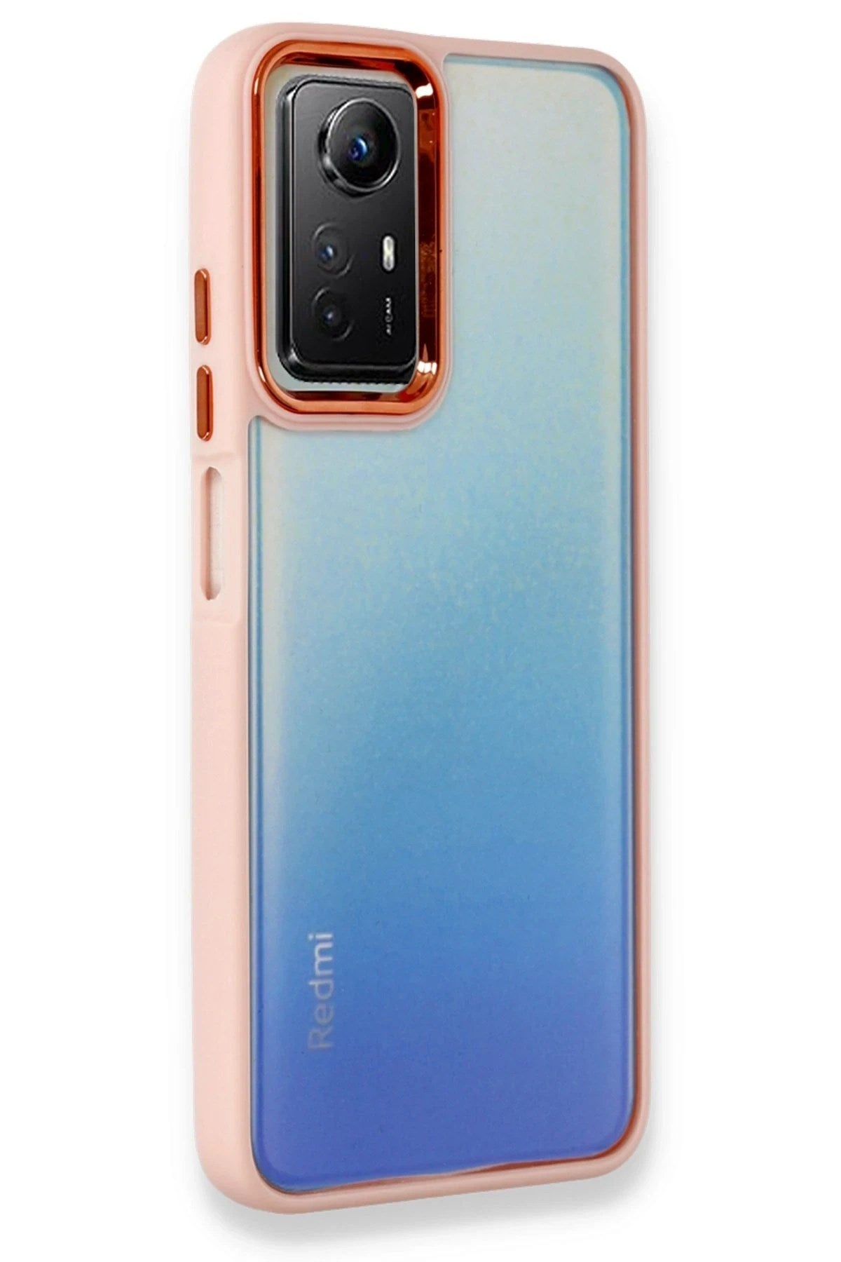 Mey İthalat® Redmi Note 12S Kılıf Dora Kapak - Pudra