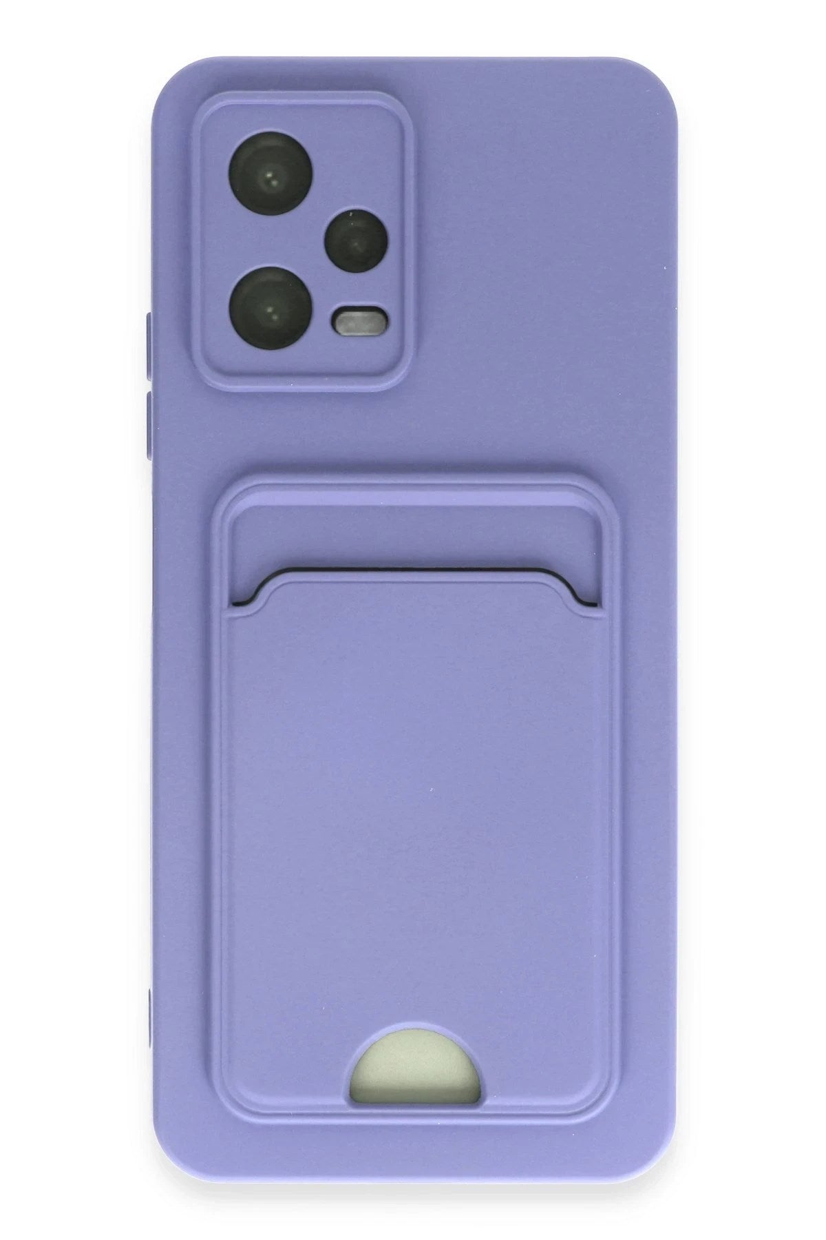 Mey İthalat® Redmi Note 12 4G Kılıf Kelvin Kartvizitli Silikon - Lila